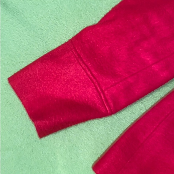 Women’s Red Pea Coat - Picture 7 of 9